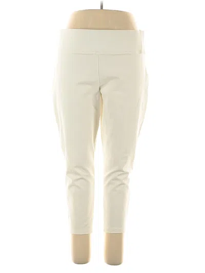Pre-owned Vince Camuto Active Pants In White