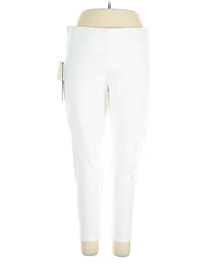 Pre-owned Vince Camuto Active Pants In White