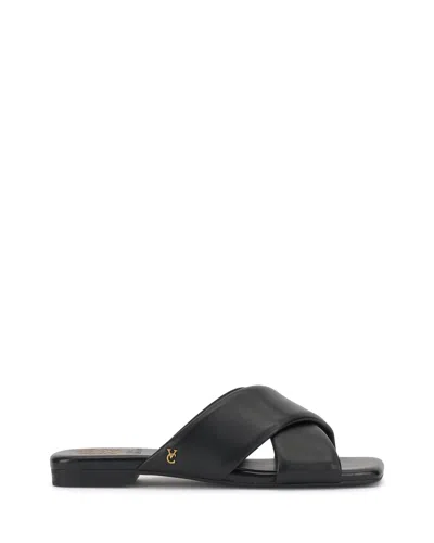 Vince Camuto Adisey Cross-band Sandal In Black