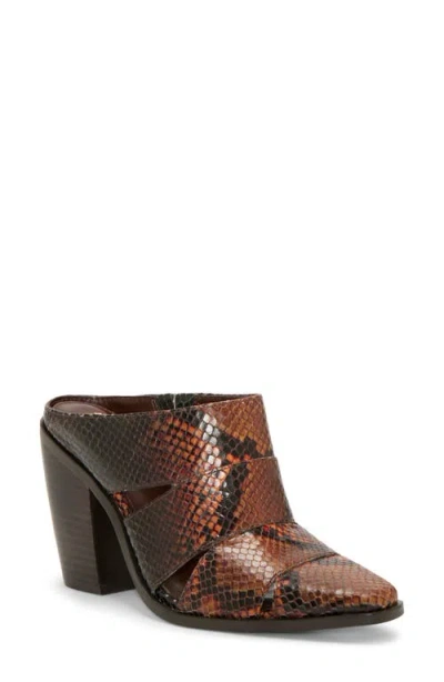 Vince Camuto Aimie Square Toe Mule In Brown