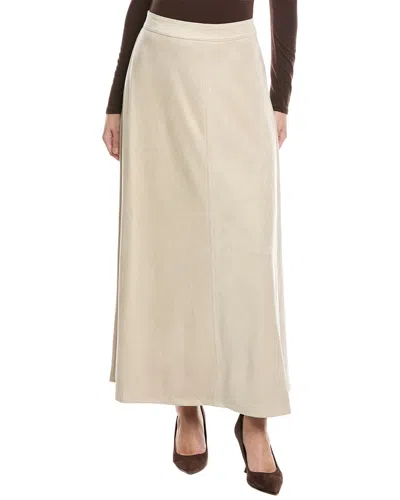 Vince Camuto A-line Slip Midi Skirt In Beige