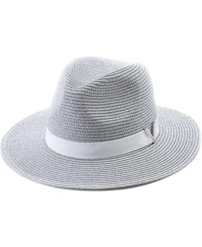 Vince Camuto All Over Shine Panama Hat In Gray