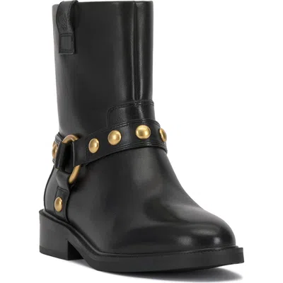 Vince Camuto Amais Moto Boot In Black