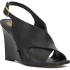 Vince Camuto Ameira Slingback Wedge Sandal In Black
