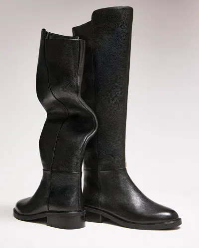 Vince Camuto Amiyah Knee High Riding Boot In Black