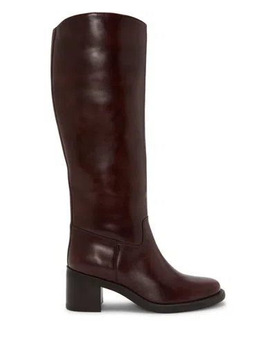 Vince Camuto Amree Knee High Boot In Burgundy