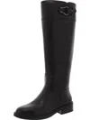 Vince Camuto Andalian Womens Leather Round Toe Knee-high Boots In Multi