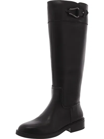 Vince Camuto Andalian Womens Leather Round Toe Knee-high Boots In Multi