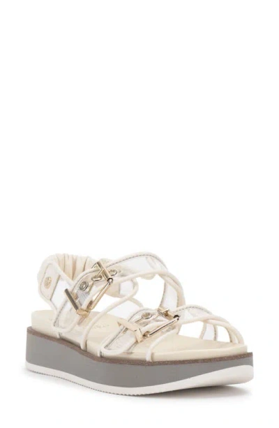 Vince Camuto Anivay Sandal In Gold Metallic