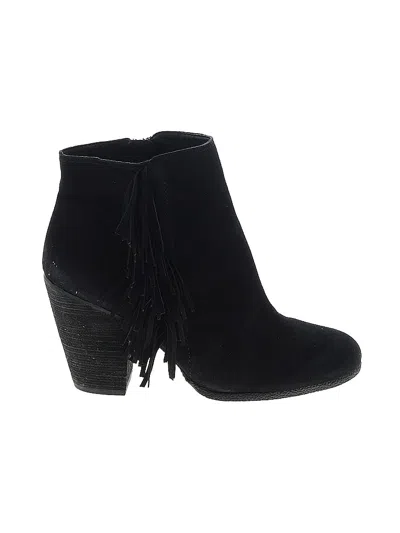 Pre-owned Vince Camuto Ankle Boots In Black