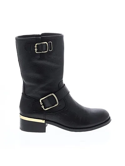 Pre-owned Vince Camuto Ankle Boots In Black
