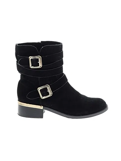 Pre-owned Vince Camuto Ankle Boots In Black