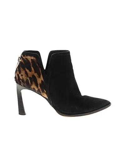 Pre-owned Vince Camuto Ankle Boots In Black