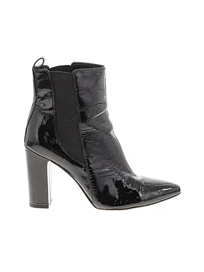 Pre-owned Vince Camuto Ankle Boots In Black