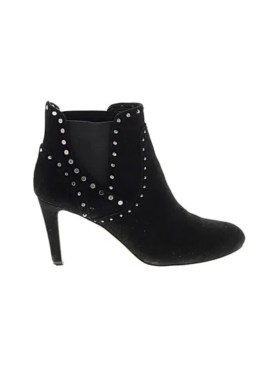 Pre-owned Vince Camuto Ankle Boots In Black