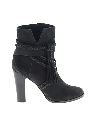 Pre-owned Vince Camuto Ankle Boots In Black