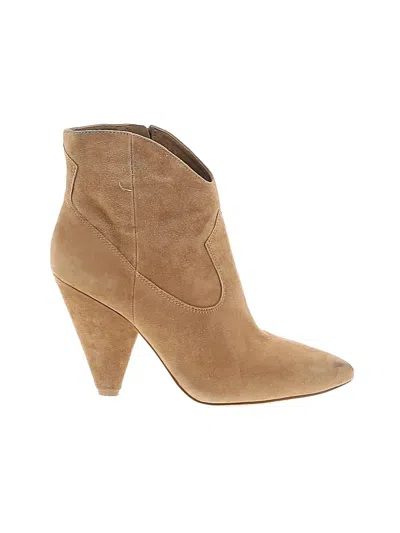 Pre-owned Vince Camuto Ankle Boots In Brown