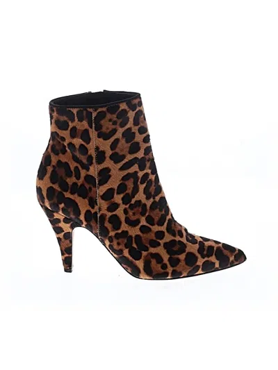 Pre-owned Vince Camuto Ankle Boots In Brown