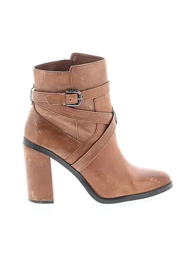 Pre-owned Vince Camuto Ankle Boots In Brown