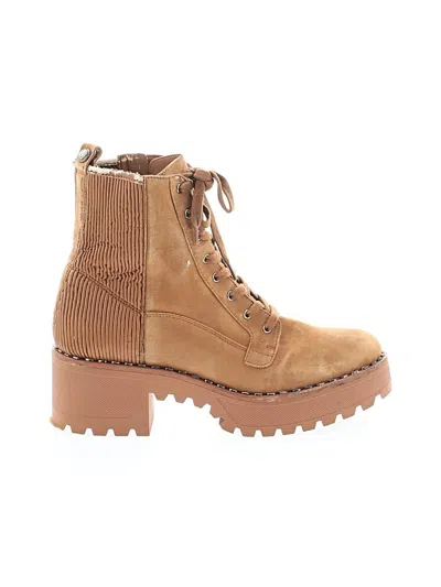 Pre-owned Vince Camuto Ankle Boots In Brown