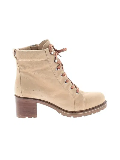 Pre-owned Vince Camuto Ankle Boots In Tan