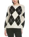 Vince Camuto Argyle Sweater In Multi