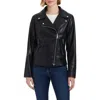 Vince Camuto Asymmetric Zip Faux Leather Jacket