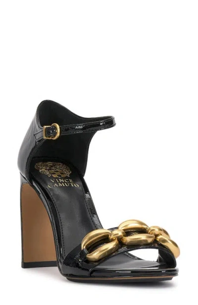 Vince Camuto Aurelia Ankle Strap Sandal In Black