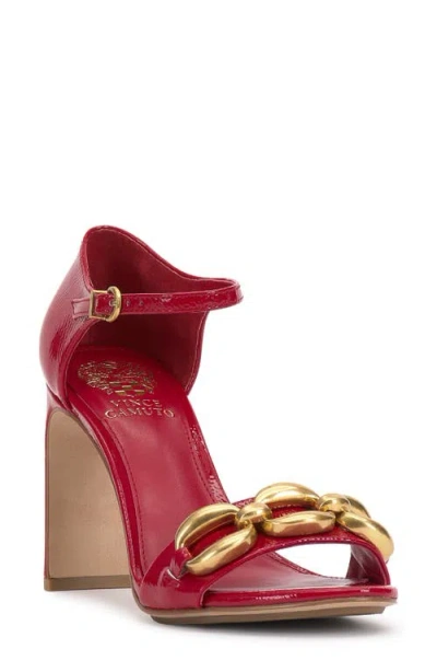 Vince Camuto Aurelia Ankle Strap Sandal In Orange