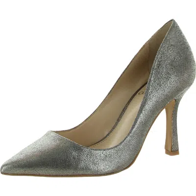 Vince Camuto Avaden Womens Suede Pointed Toe Dress Heels In Gray