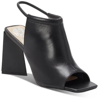 Vince Camuto Avangila Womens Leather Peep Toe Heels
