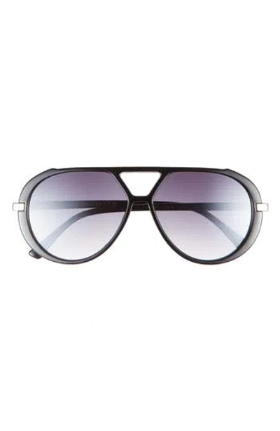Vince Camuto Aviator Sunglasses In Black