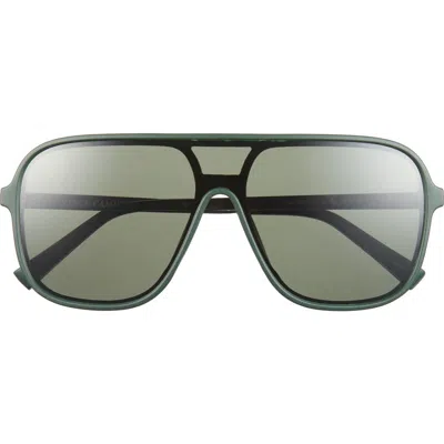 Vince Camuto Aviator Sunglasses In Green