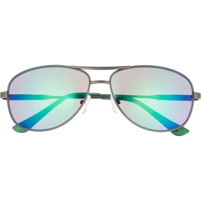 Vince Camuto Aviator Sunglasses In Green
