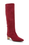 Vince Camuto Avriah Knee High Boot In Chianti Suede