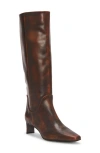 Vince Camuto Avriah Over The Knee Boot In Dark Caramel