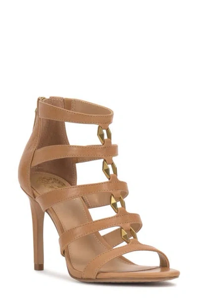 Vince Camuto Azelie Cage Sandal In Brown
