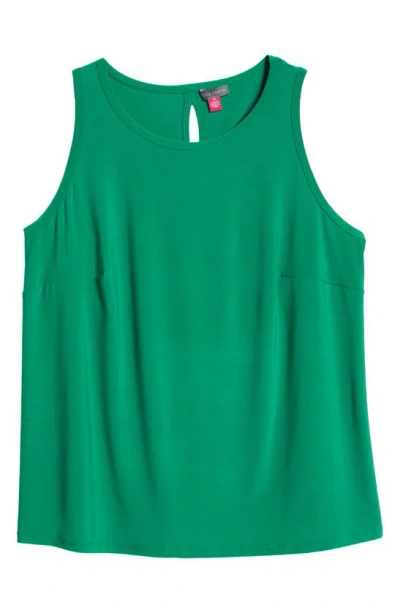 Vince Camuto Back Keyhole Tank In Green