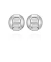 Vince Camuto Baguette Crystal Stud Earrings