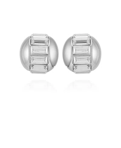Vince Camuto Baguette Crystal Stud Earrings