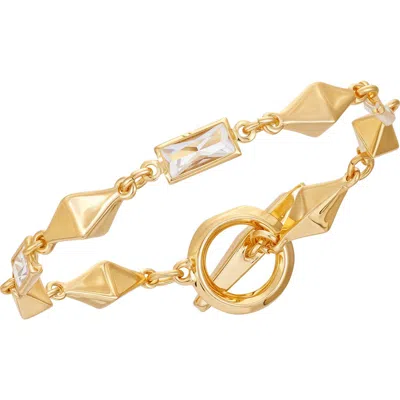 Vince Camuto Baguette Toggle Bracelet In Gold