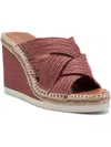 VINCE CAMUTO BAILAH WOMENS WOVEN ESPADRILLE WEDGE SANDALS