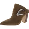 Vince Camuto Baily Womens Buckle Suede Ankle Boots In Multi