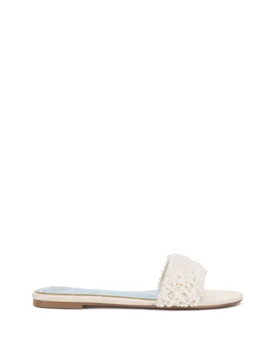 Vince Camuto Balea Beaded Sandal In White
