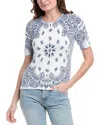 Vince Camuto Bandana Sweater T-shirt In White