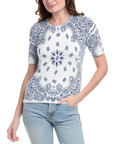 Vince Camuto Bandana Sweater T-shirt In White