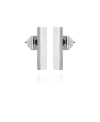 Vince Camuto Vertical Rectangle Stud Earrings In Neutral