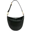 Vince Camuto Barlo Leather Shoulder Bag In Black