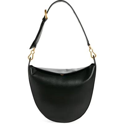 Vince Camuto Barlo Leather Shoulder Bag In Black
