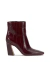 Vince Camuto Bayla Ankle Boots In Burgundy